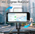 360° Waterproof Phone Mount for Motorcycle & Bicycle