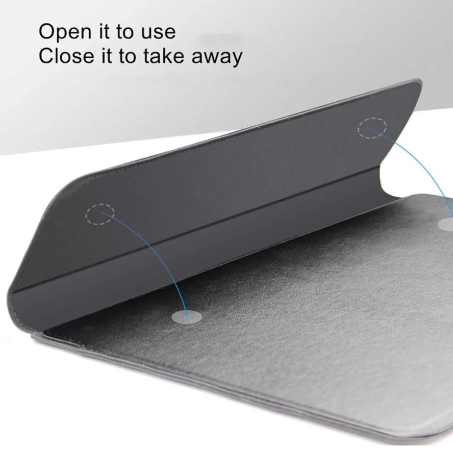 3-in-1 Magnetic Waterproof Laptop Sleeve & Stand (11–13.3'')