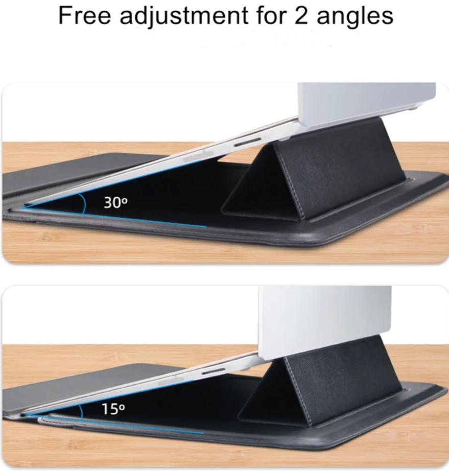 3-in-1 Magnetic Waterproof Laptop Sleeve & Stand (11–13.3'')