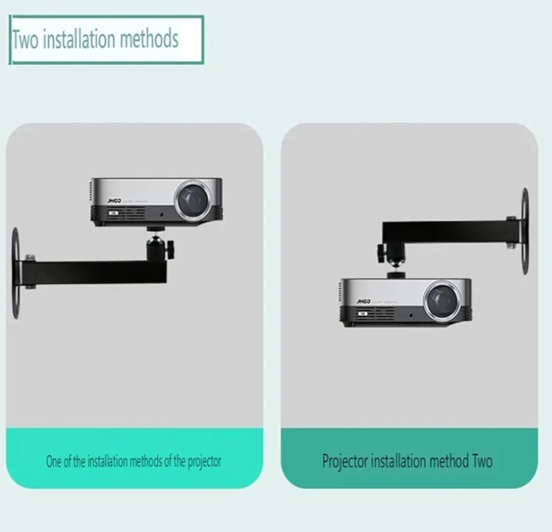 Projector Wall Mount Bracket With 360° Rotation