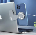 Laptop & Monitor Phone Holder (2-Pack, Black & Grey)