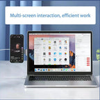 Laptop & Monitor Phone Holder (2-Pack, Black & Grey)