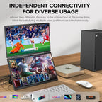 15.6'' FHD 1080P Dual Portable Monitor Second Screen for Laptop