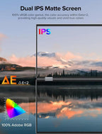 15.6'' FHD 1080P Dual Portable Monitor Second Screen for Laptop