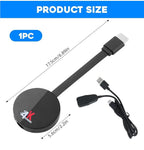 Google Chromecast Device For TV, 4K Miracast le Wireless HDMI Display Adapter