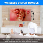 Google Chromecast Device For TV, 4K Miracast le Wireless HDMI Display Adapter