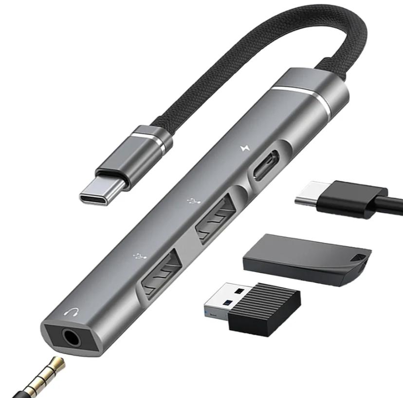 USB-C 4 in 1 Hub Adapter OTG-019B
