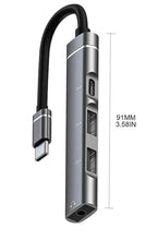 USB-C 4 in 1 Hub Adapter OTG-019B