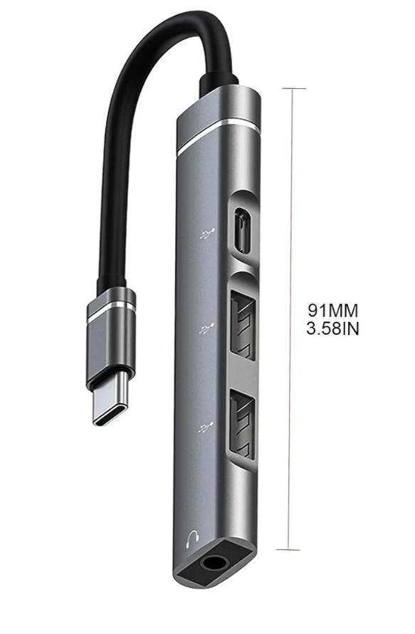 USB-C 4 in 1 Hub Adapter OTG-019B