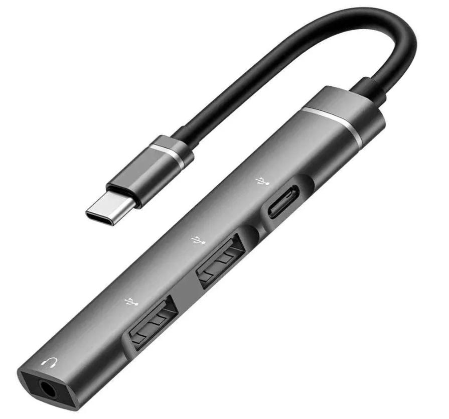 USB-C 4 in 1 Hub Adapter OTG-019B