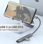 USB-C 4 in 1 Hub Adapter OTG-019B