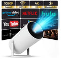 Projector With WiFi 6 & Bluetooth Smart Video Theater 4K HD 1080P