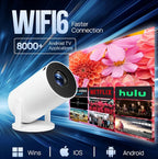 Projector With WiFi 6 & Bluetooth Smart Video Theater 4K HD 1080P