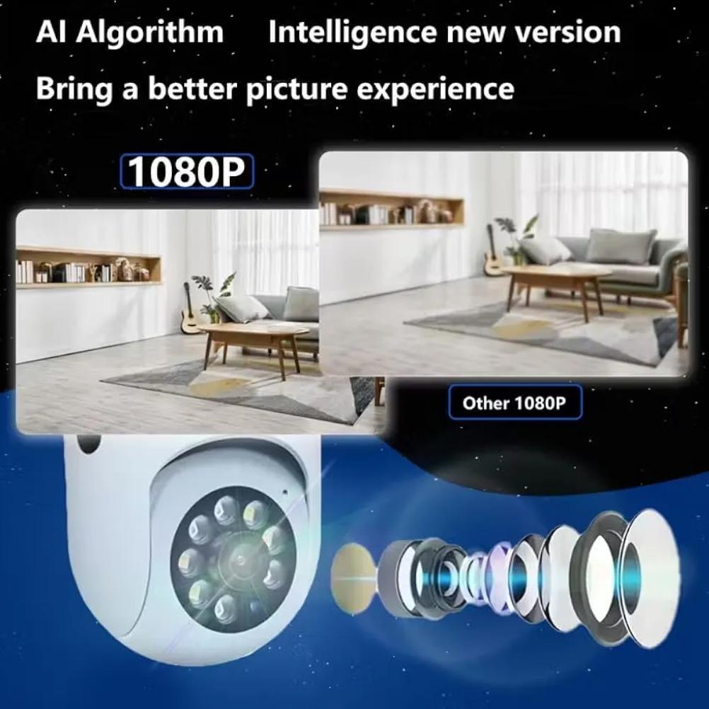 Wireless WiFi PTZ Security Camera Outdoor - 1080P HD