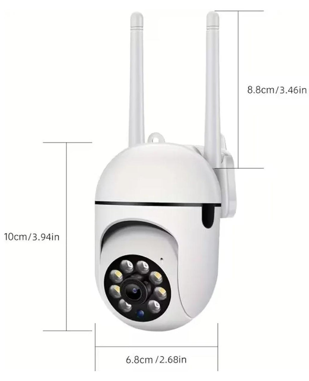 Wireless WiFi PTZ Security Camera Outdoor - 1080P HD