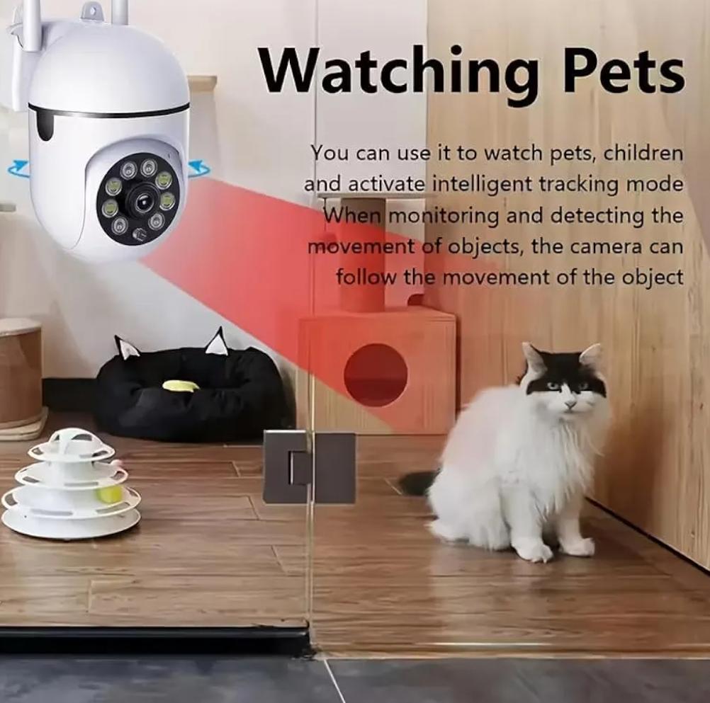 Wireless WiFi PTZ Security Camera Outdoor - 1080P HD
