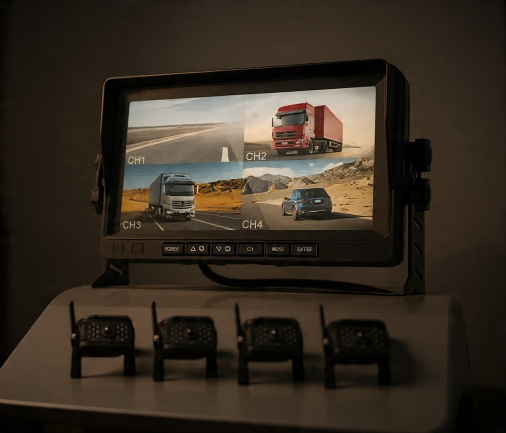 4 - Channel Wireless Heavy Vehicle Camera DVR Kit