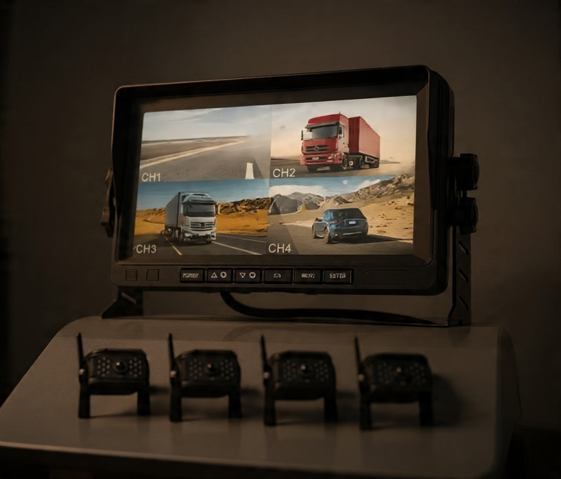 4 - Channel Wireless Heavy Vehicle Camera DVR Kit