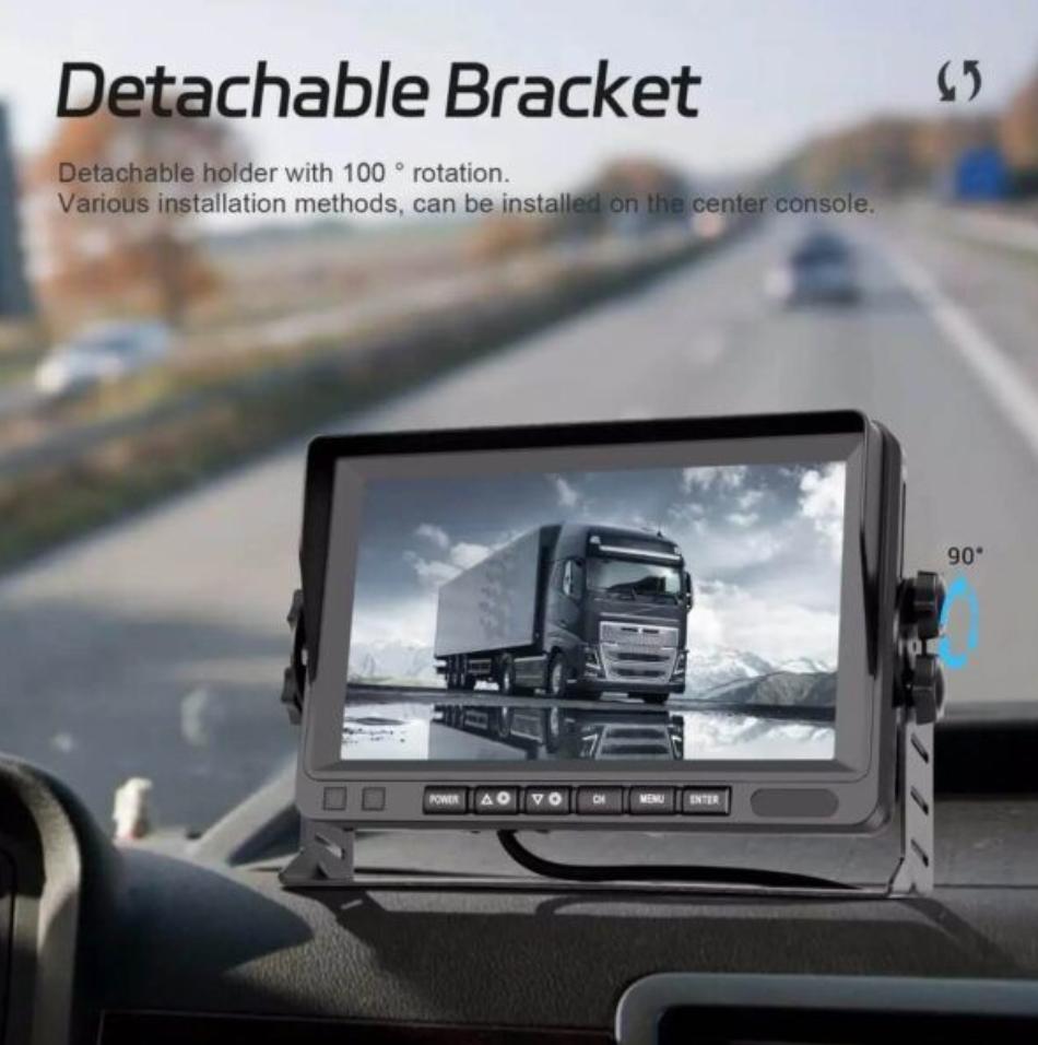 4 - Channel Wireless Heavy Vehicle Camera DVR Kit