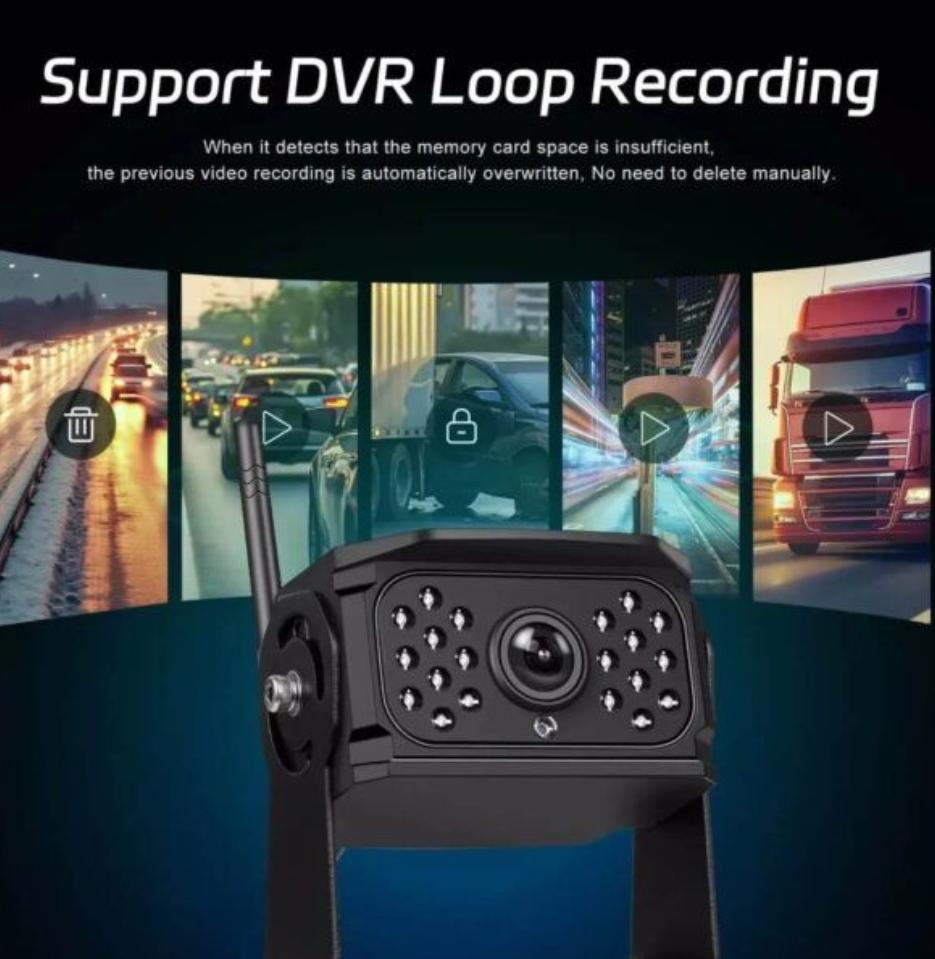 4 - Channel Wireless Heavy Vehicle Camera DVR Kit
