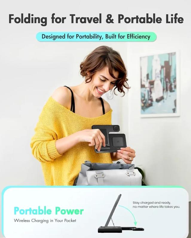 3 in 1 Wireless Charger Apple Charging Station