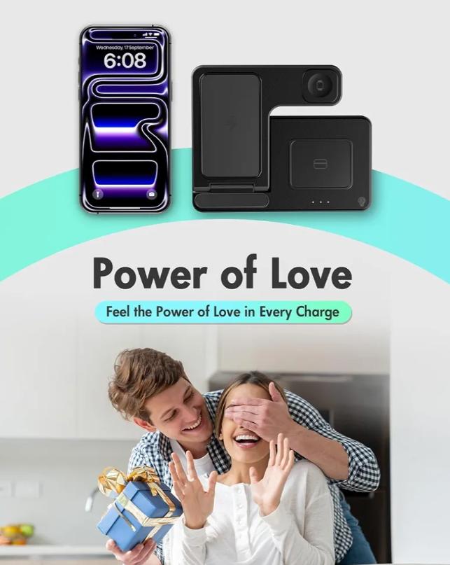 3 in 1 Wireless Charger Apple Charging Station