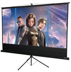 4K HD 100'' Portable Projector Screen With Height Adjustable Stand