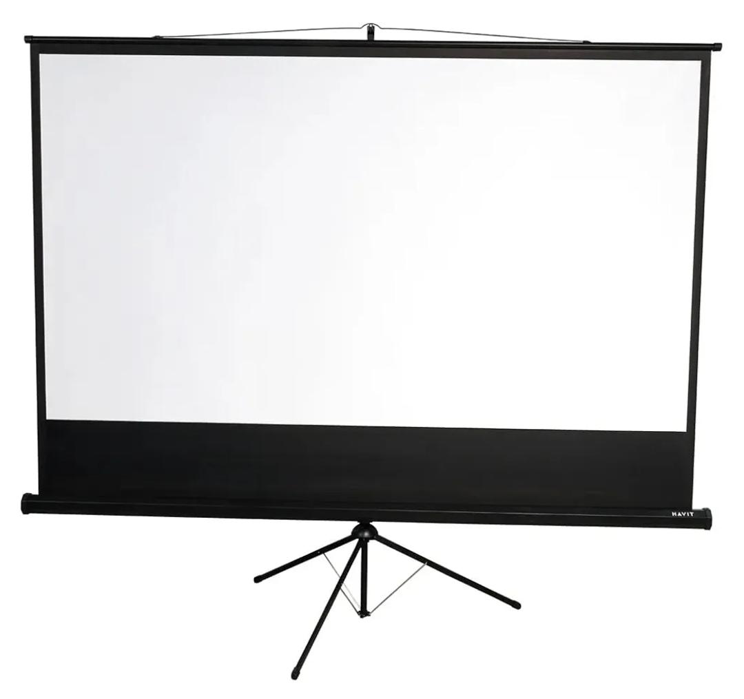 4K HD 100'' Portable Projector Screen With Height Adjustable Stand