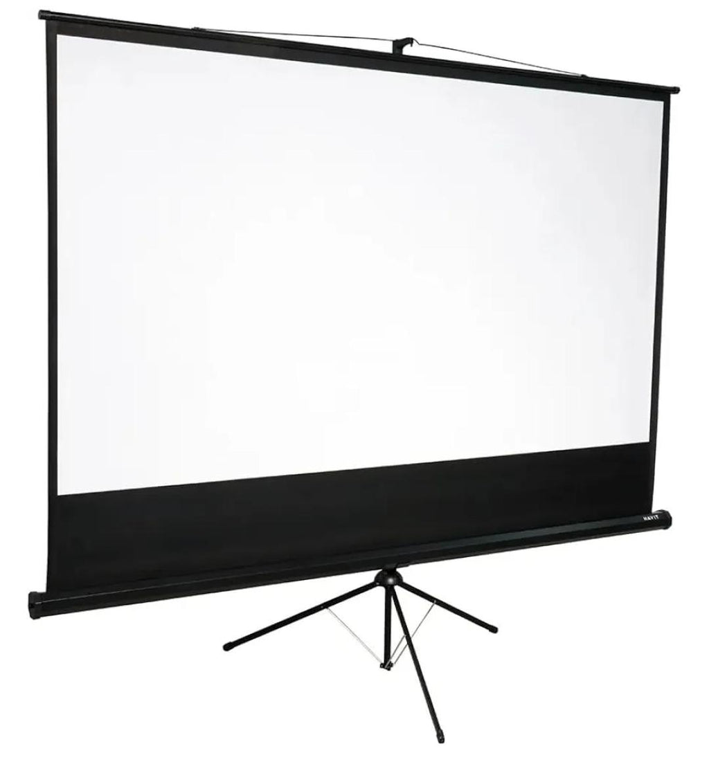 4K HD 100'' Portable Projector Screen With Height Adjustable Stand