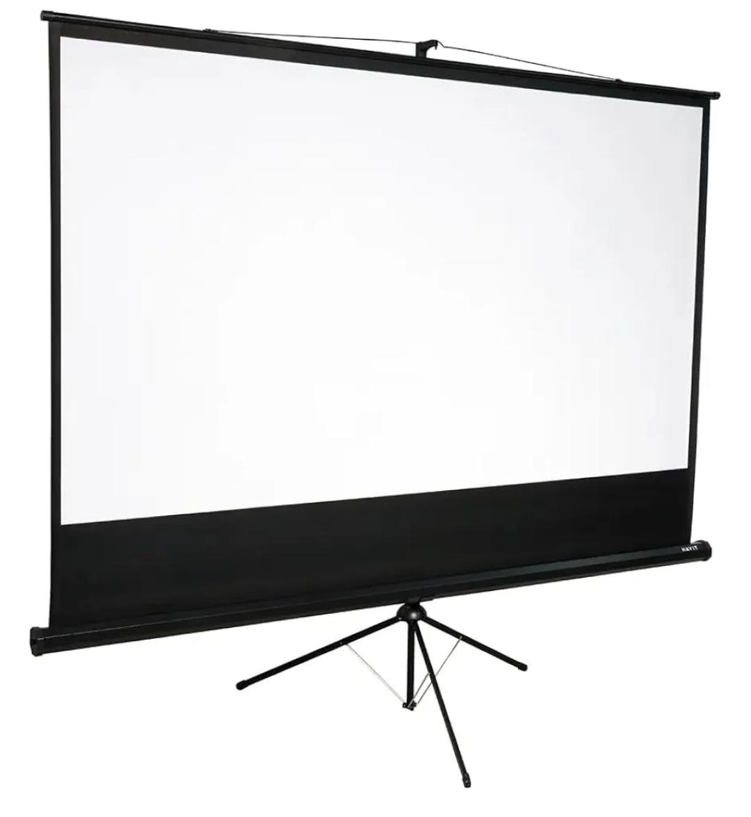 4K HD 100'' Portable Projector Screen With Height Adjustable Stand