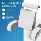 Reading Pillow With Arms Detachable Backrest Pillow For Sitting Up In Bed