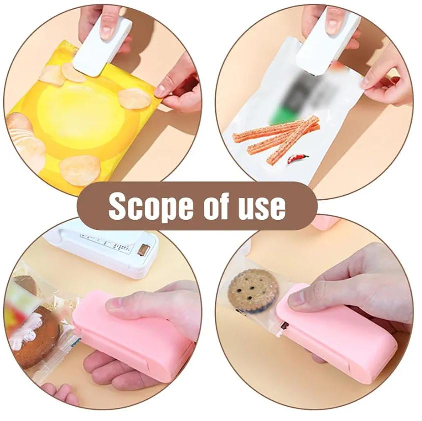 Mini 2-in-1 Handheld Heat Bag Sealer and Cutter