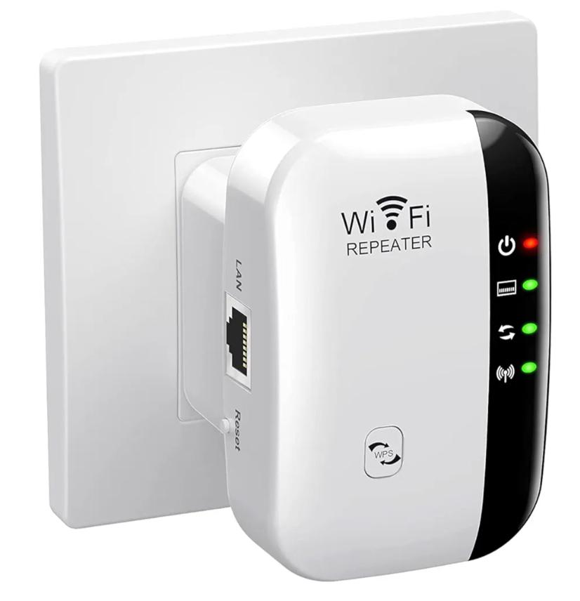 Wi-Fi Extender Signal Booster, Covers Up To 3000sq.ft And 35 Device