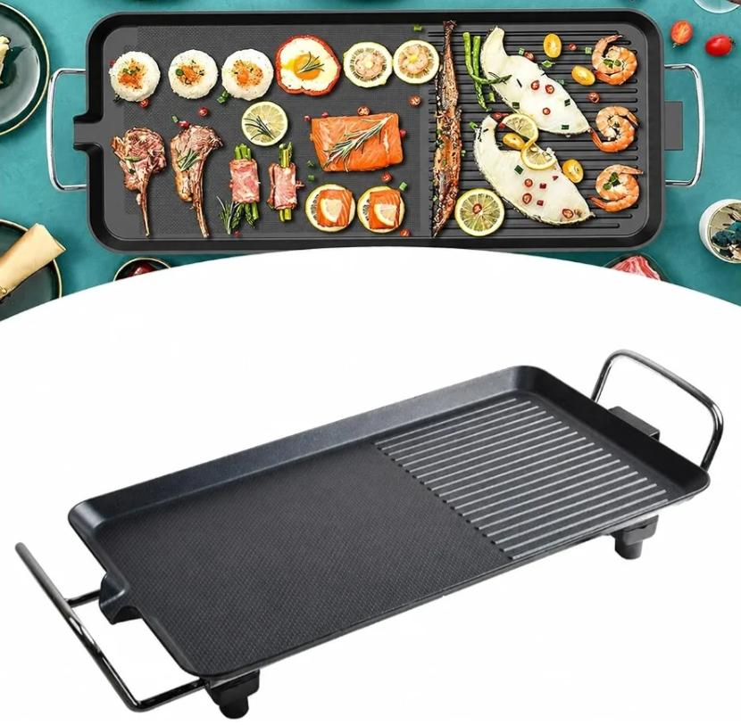 Electric Flat Top BBQ Griddle/Griller Pan