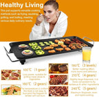 Electric Flat Top BBQ Griddle/Griller Pan