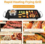 Electric Flat Top BBQ Griddle/Griller Pan