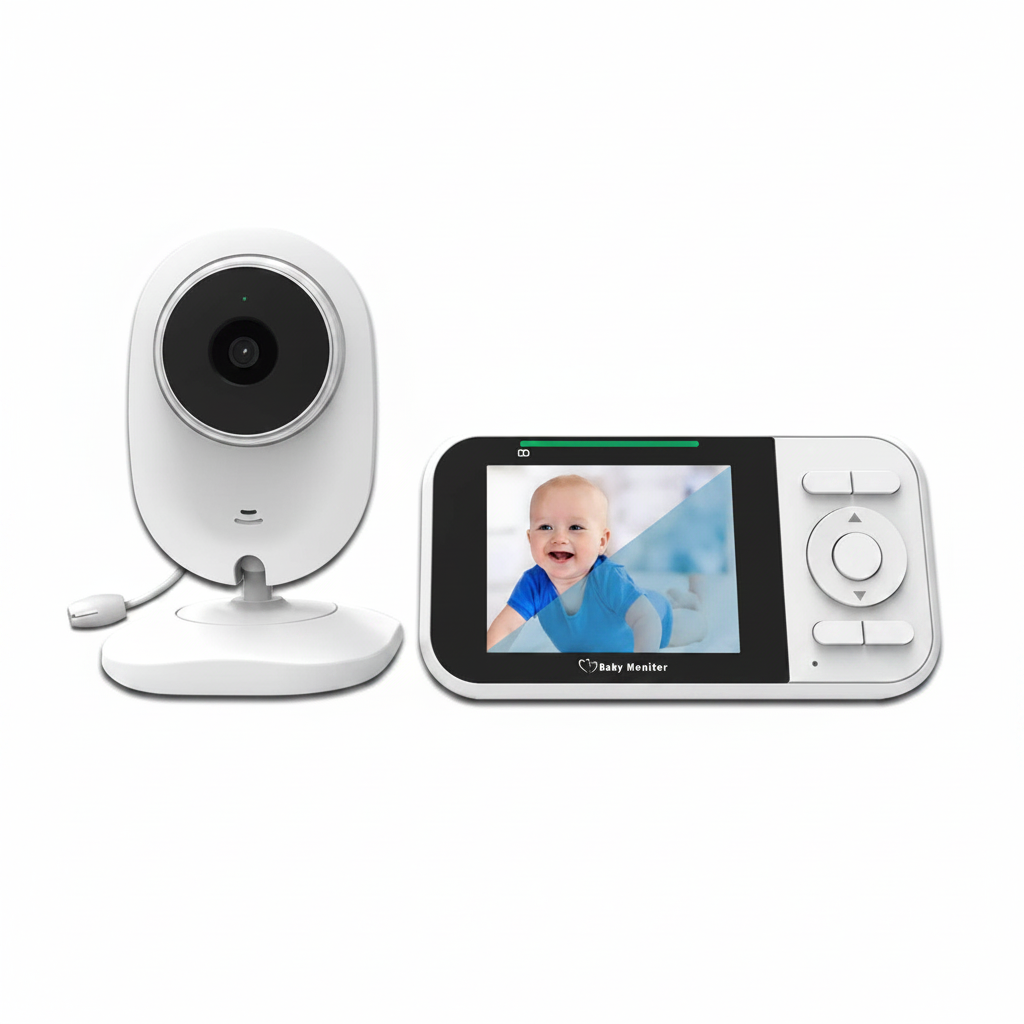 Baby Monitoring 2.8'' 2.4G Wireless Connection Baby Camera, Sound monitoring, Temperature Monitoring, Scheduled Feeding