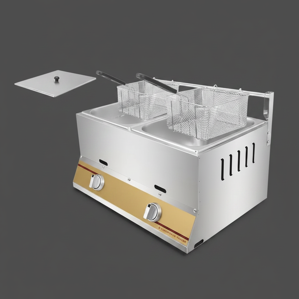 Gas Fryer 12L Double Cylinder