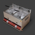 12L Commercial Fryer With 2 Baskets And 2 Cylinders