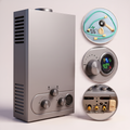 18L LPG/LNG Tankless Gas Geyser – Outdoor & Household