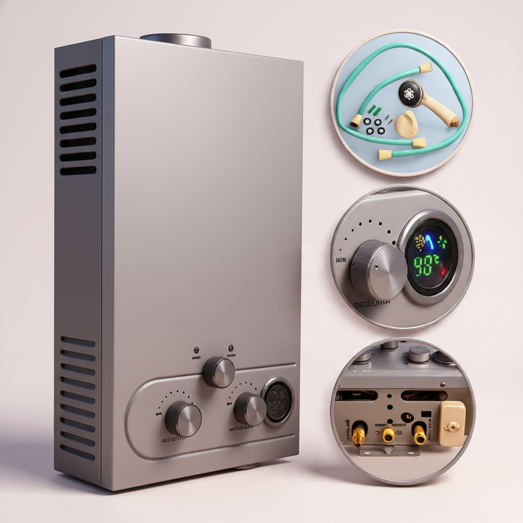 18L LPG/LNG Tankless Gas Geyser – Outdoor & Household