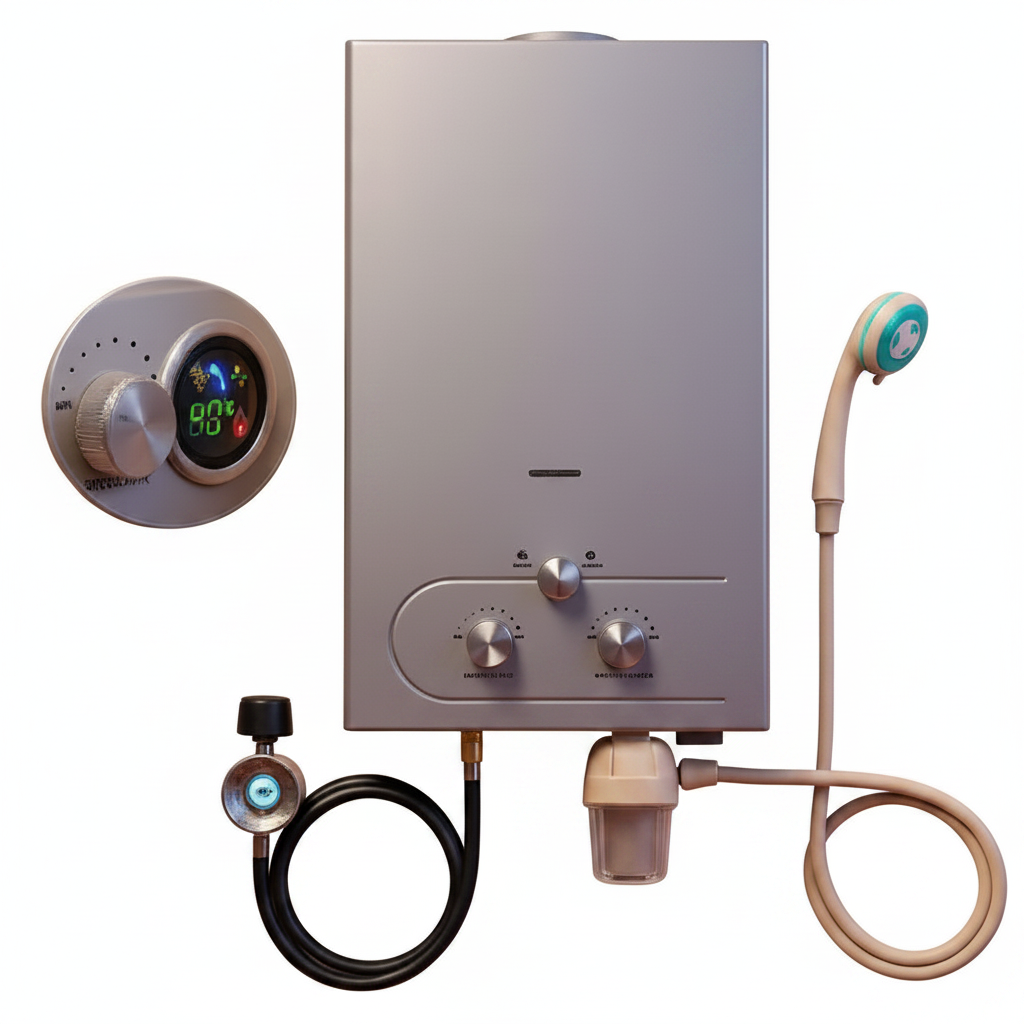 18L LPG/LNG Tankless Gas Geyser – Outdoor & Household