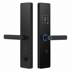 Smart electric door lock front and back product shot