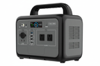 P800 800W portable power station 3/4 angle view, white background, no brand logo