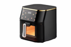 12L digital air fryer 3/4 angle view, white background