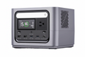 300W LiFePO4 portable power station 3/4 angle view, white background, no brand logo