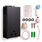 10L Instant LPG Gas Geyser – Stainless Steel, RV & Outdoor