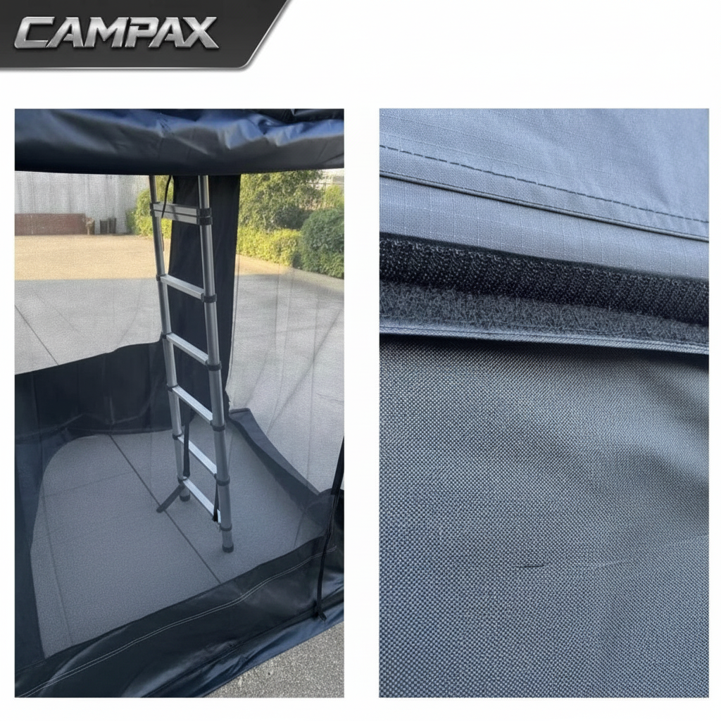 CAMPAX Double Layer Hydraulic Rooftop Tent – 3-5 Person