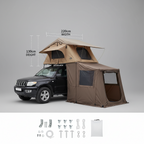 CAMPAX Double Layer Hydraulic Rooftop Tent – 3-5 Person