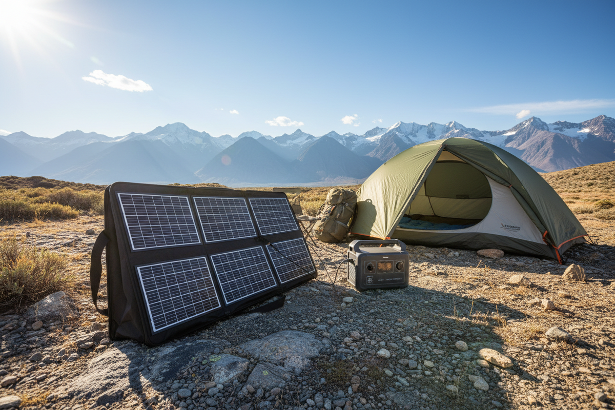 100W Foldable Solar Panel Bag – Portable, Camping & Power Station Compatible